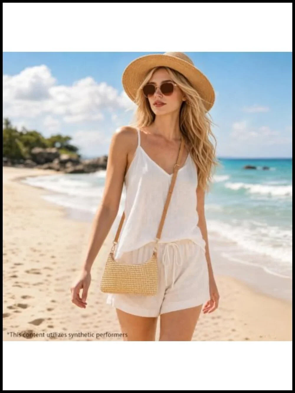 Boho Woven Straw Hobo Bag Crossbody Shoulder Purse Beach
